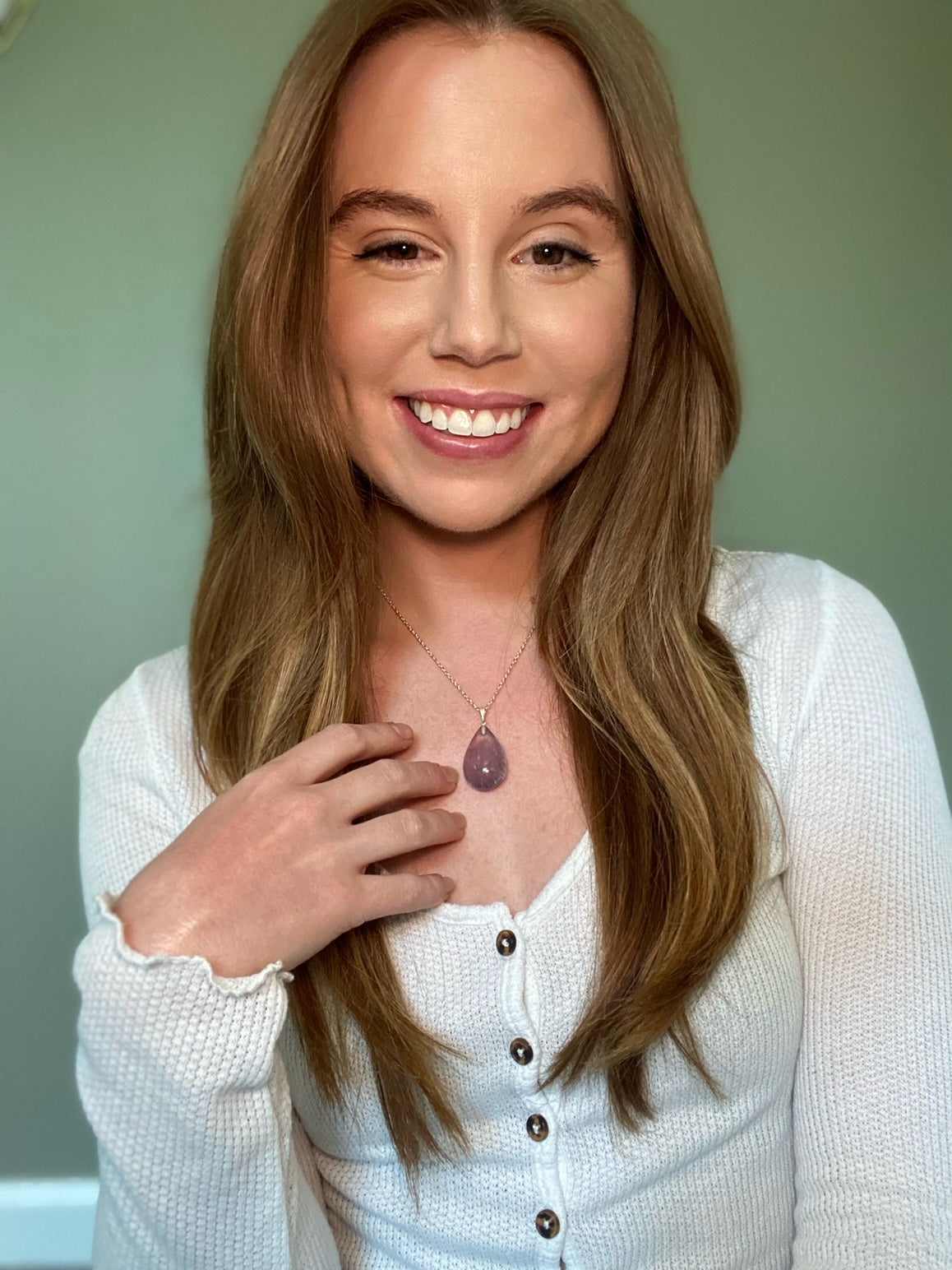 Amethyst Pendant Necklace (Intuition, Spiritual Awakening, Clarity)