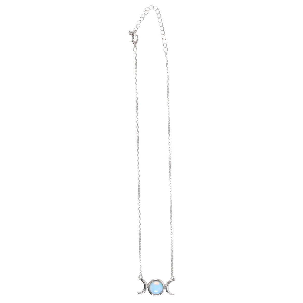 Opalite Triple Moon Necklace (Feminine Mysteries, Wisdom, Honoring Cycles)