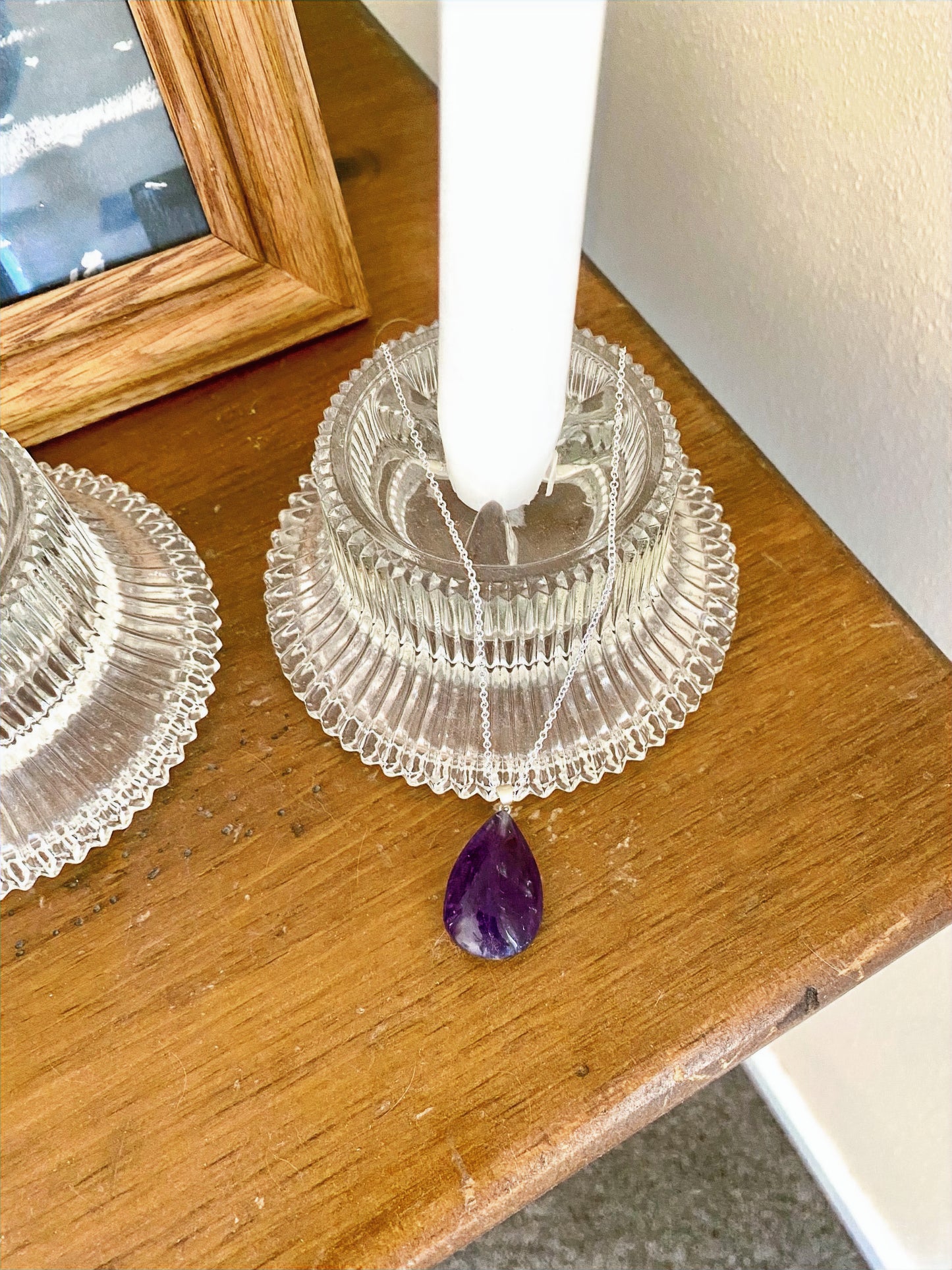 Amethyst Pendant Necklace (Intuition, Spiritual Awakening, Clarity)
