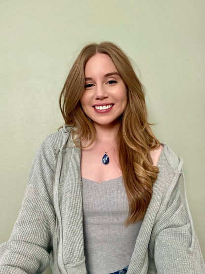 Sodalite Pendant Necklace (Amplify & Balance Energy, Clarity, Communication)